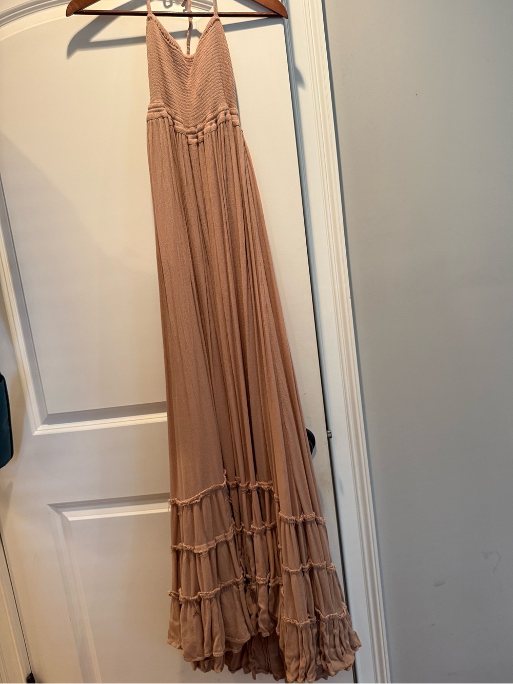 Free people extra tropical dress nude XS